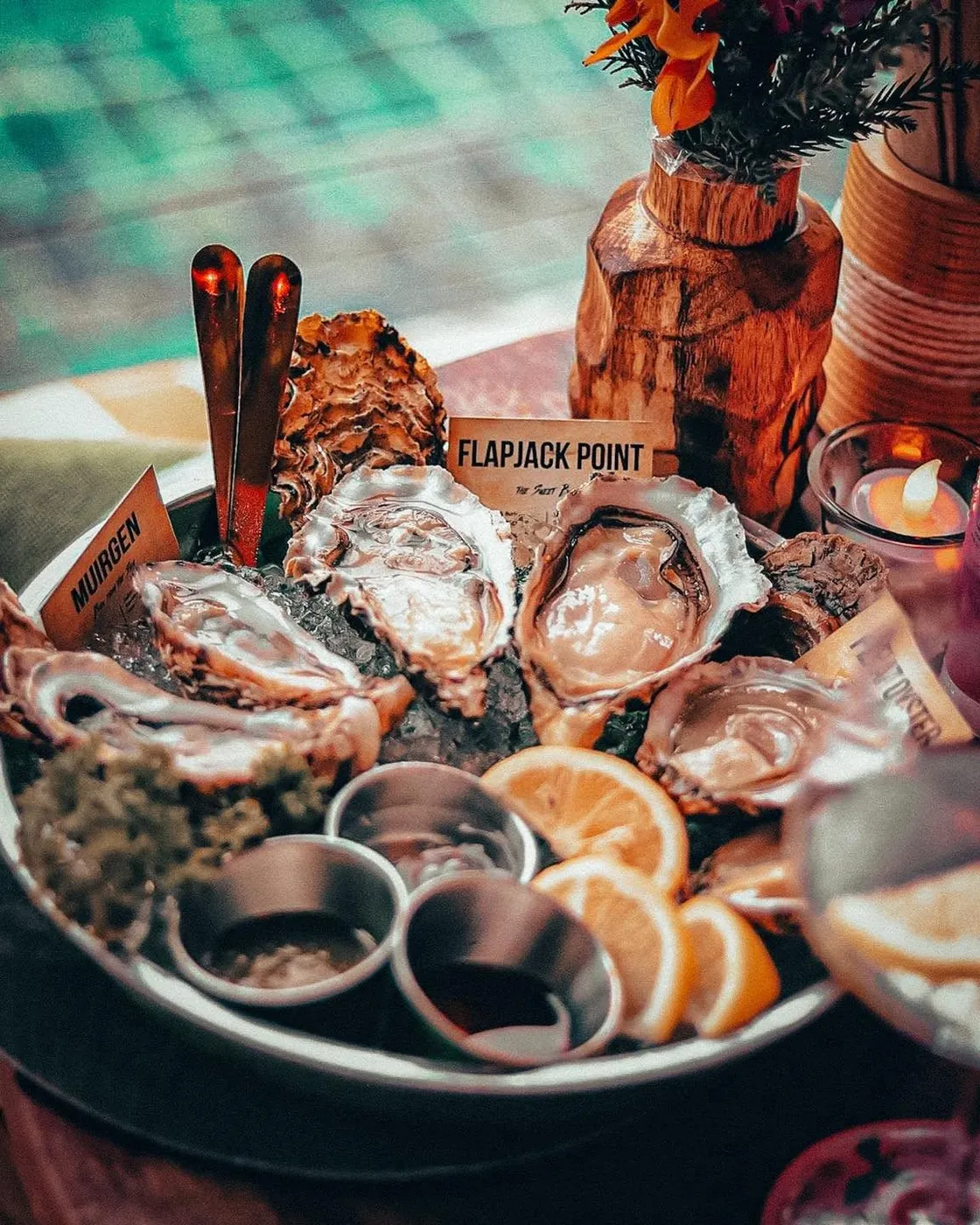 Seafood and drinks at The Oyster Bar X, Sukhumvit